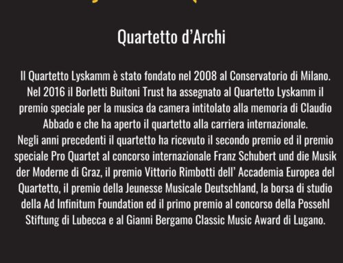 26 agosto – Quartetto Lyskamm in Castello